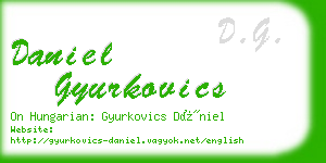 daniel gyurkovics business card